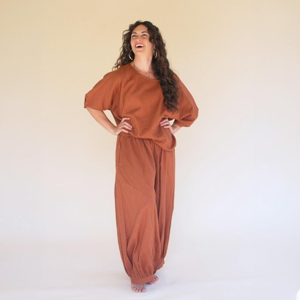 Womens matching set button